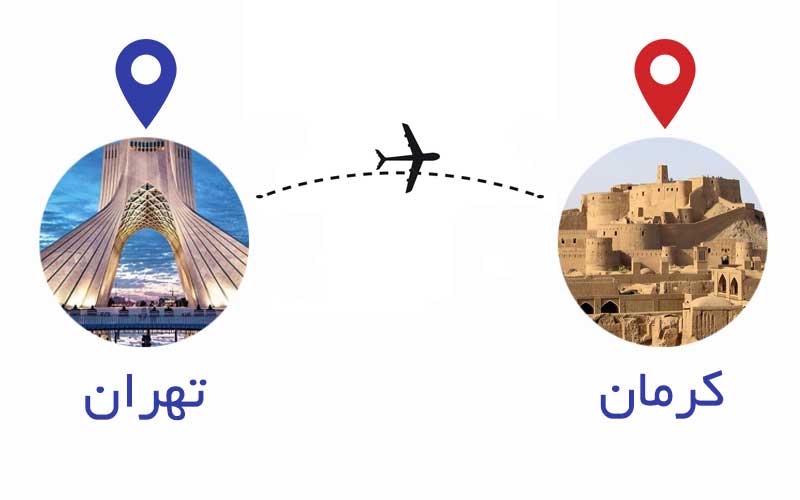 بلیط هواپیما کرمان | خرید بلیط تهران کرمان با ارزانترین قیمت چارتری و لحظه آخری